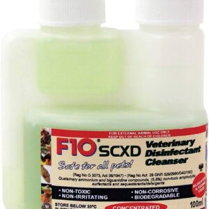 F10SCXD Veterinary Disinfectant Cleaner 100ml
