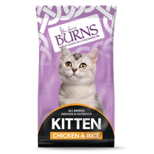 Burns Kitten Chicken and Rice 300g