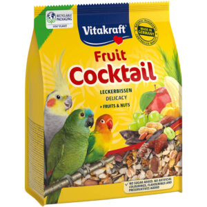 Vitakraft Cocktail Parrot Treat - Fruit & Nuts - 250g