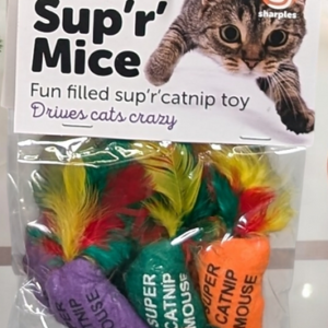 Sup 'R' Mice & Catnip